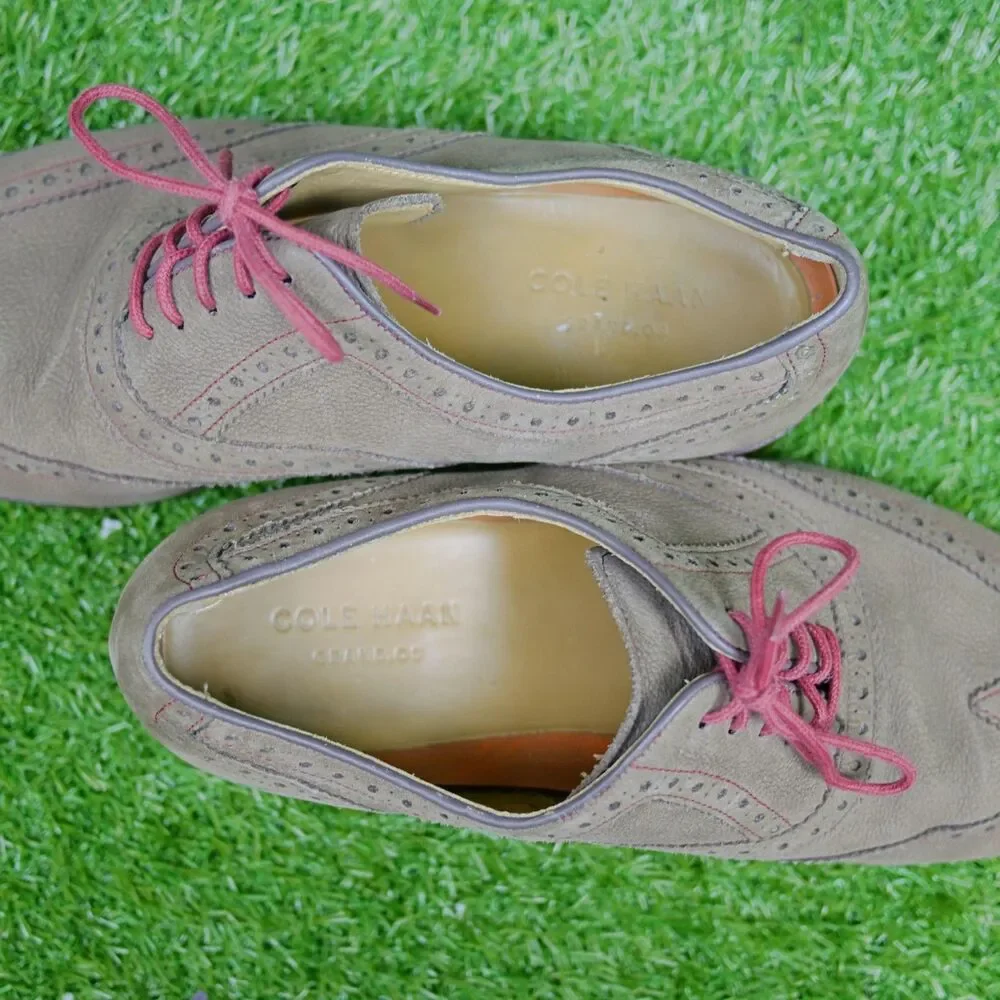 Cole Haan Gramercy Wingtip Oxfords - Men's Size 10.5